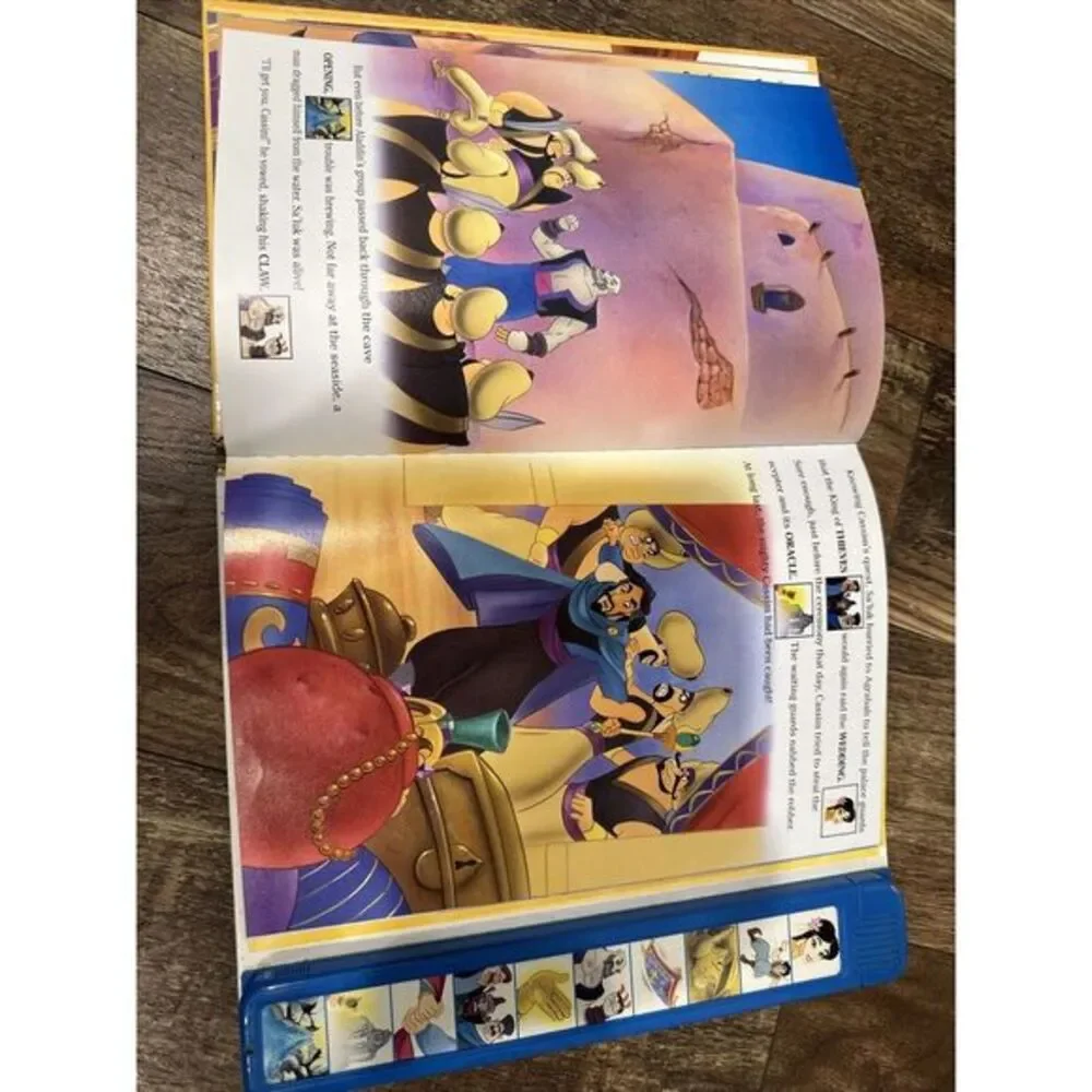 Disney's Aladdin & The King of‎ Thieves Sound Story HB Book READ DESCRIPTION